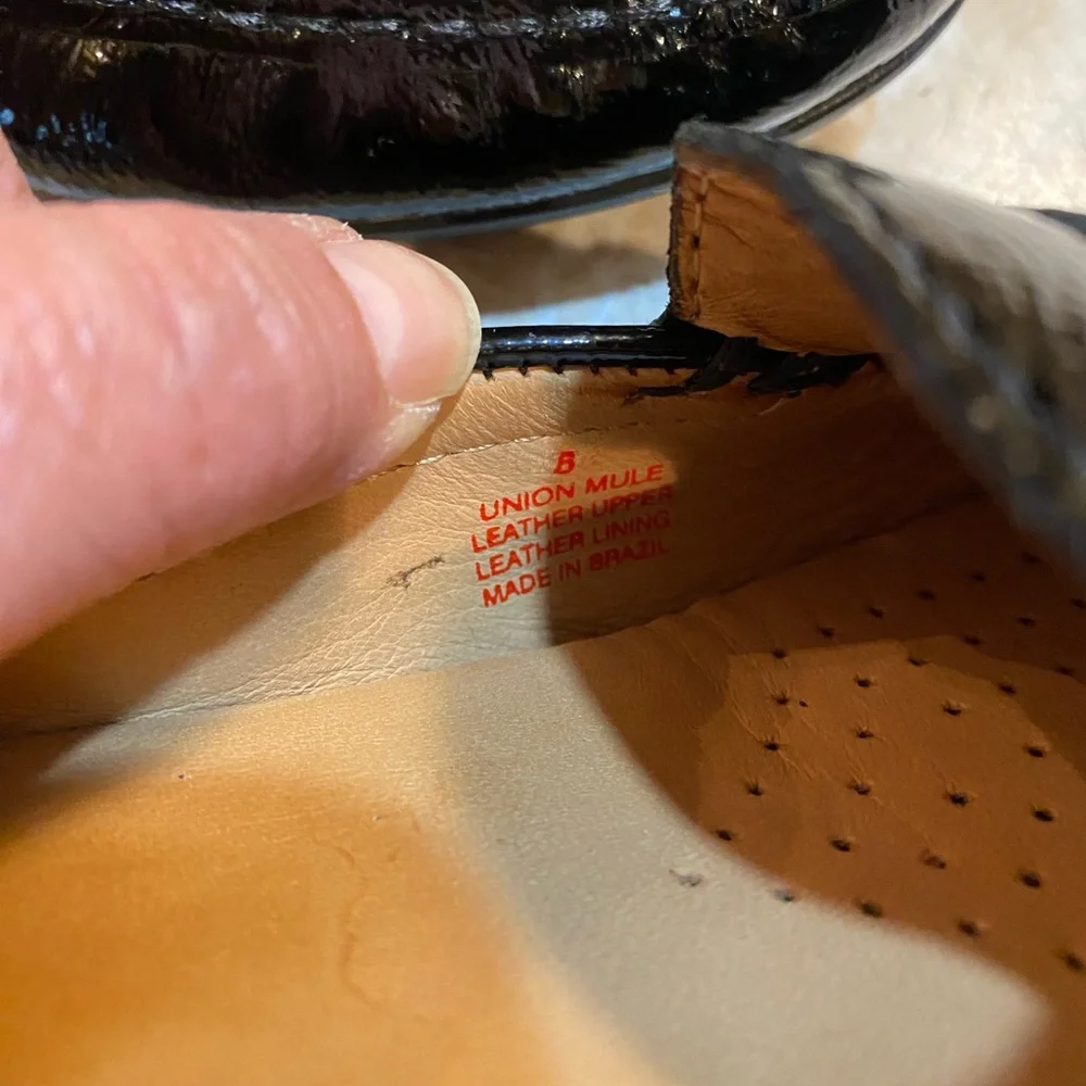Marc Joseph Shiny Black Loafers - Picture 4 of 4